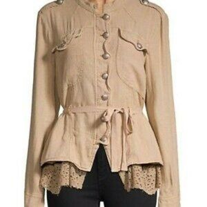 Free People Military Style Jacket